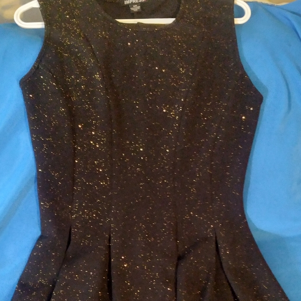 Black cocktail dress